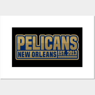 New Orleans Pelicans 02 Posters and Art